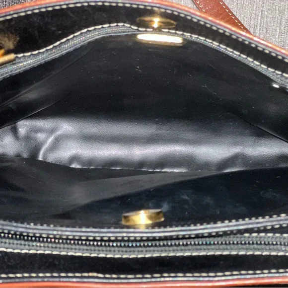 ❌sold❌ Vintage Bally Pebbled Leather Bag! Classic beauty. 🤎🖤 - Picture 11 of 15